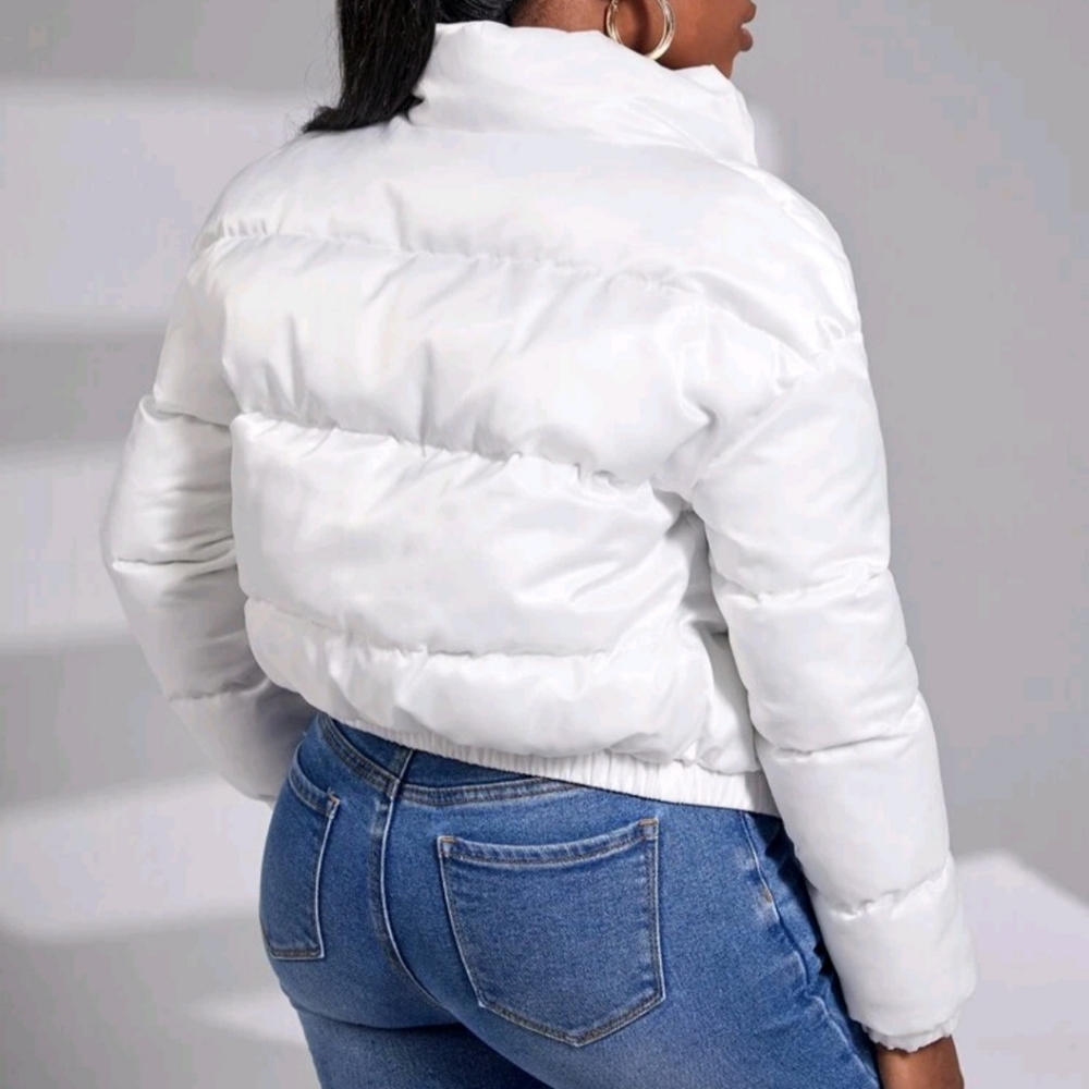 Large White Puffer Jacket